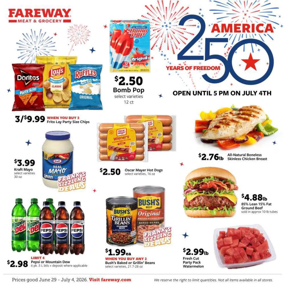 Fareway Weekly Ad (June 29 – July 4, 2026) Preview - Image 1 June 29 - July 4