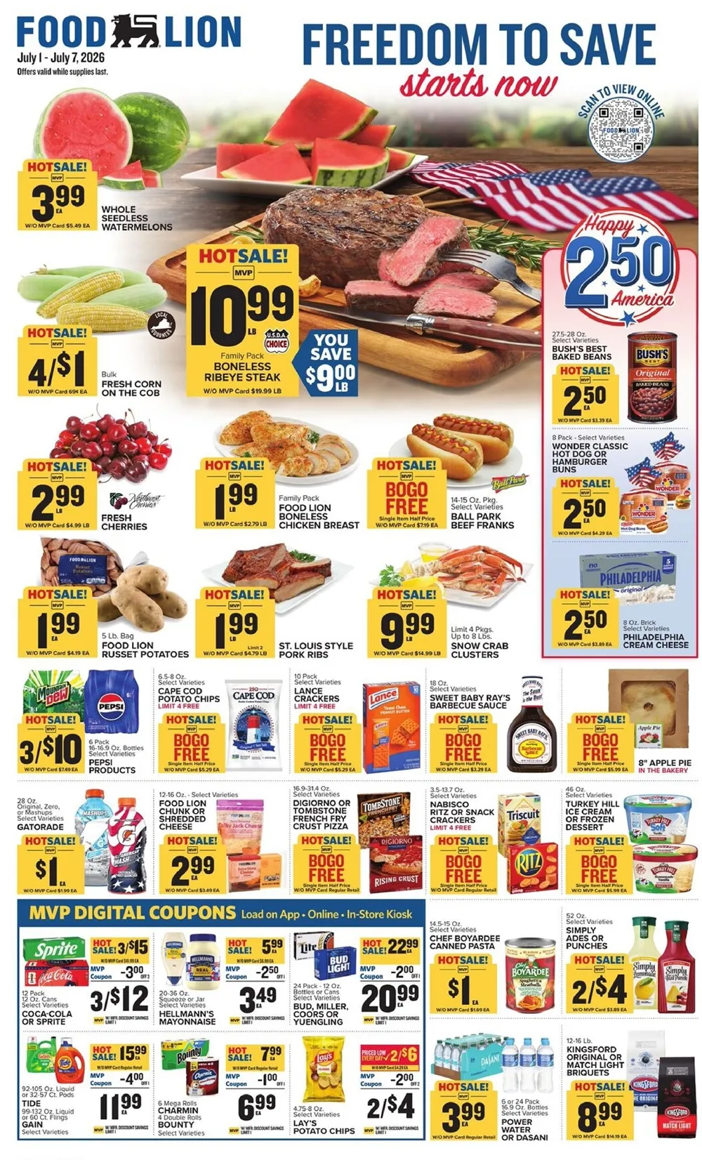 Food Lion Weekly Ad (July 1 – 7, 2026) Preview - Image 1 July 1 - 7