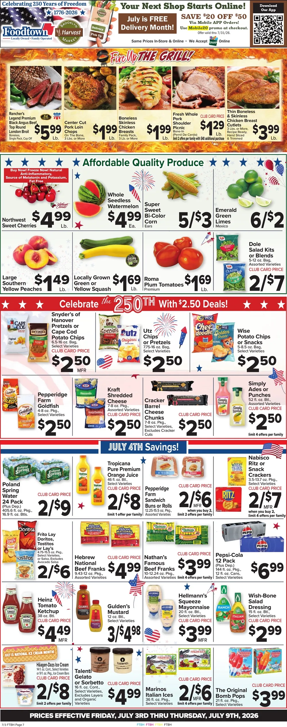Foodtown Weekly Ad (July 3 – 9, 2026) Preview - Image 1 July 3 - 9