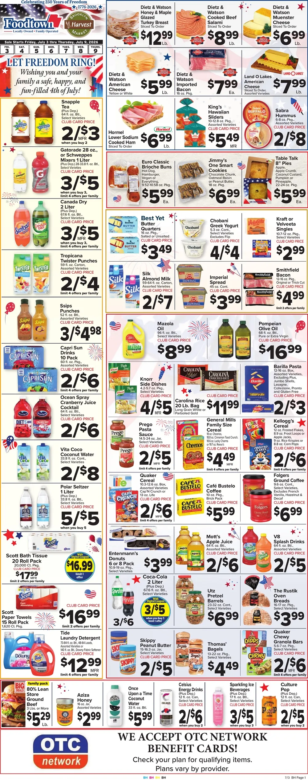 Foodtown Weekly Ad (July 3 – 9, 2026) Preview - Image 1 July 3 - 9