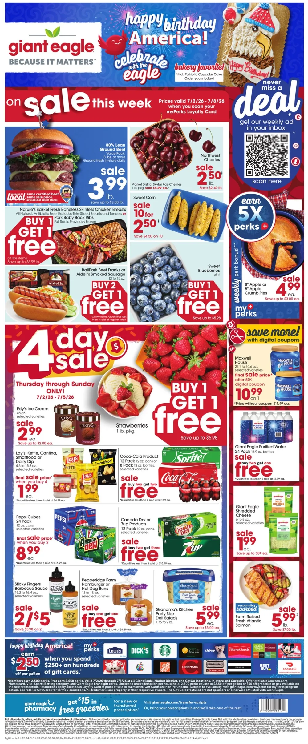 Giant Eagle Weekly Ad (July 2 – 8, 2026) Preview - Image 1 July 2 - 8