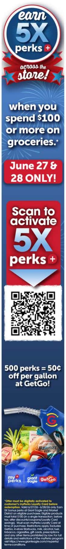Giant Eagle Weekly Ad (July 2 – 8, 2026) Preview - Image 1 June 25 - July 1