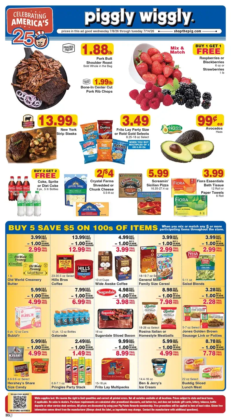 Piggly Wiggly Weekly Ad (July 8 - 14, 2026) Preview - Image 1 July 8 - 14