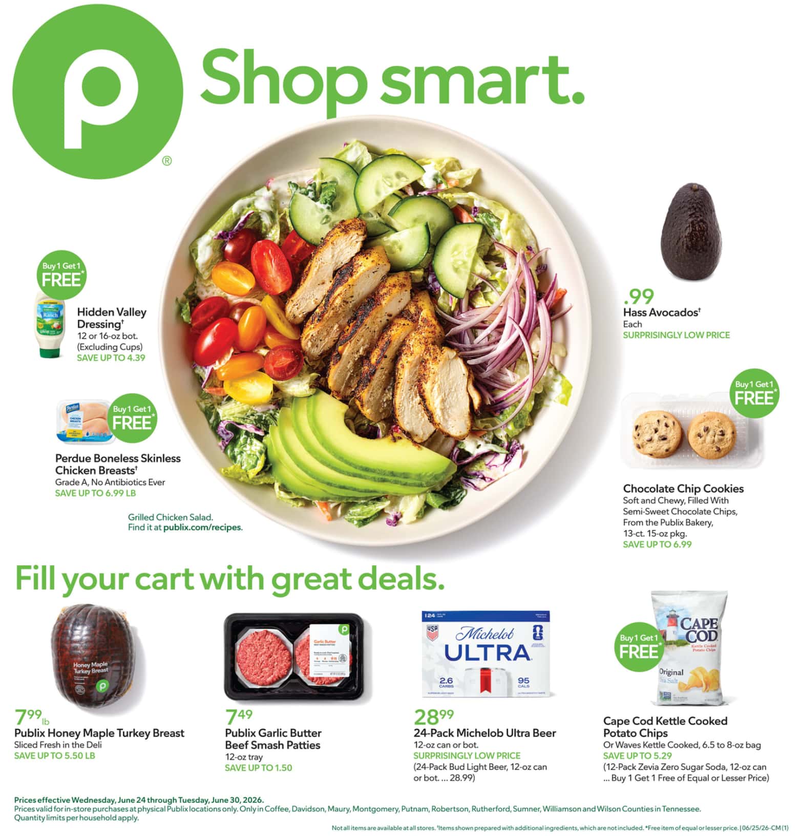Publix Weekly Ad (July 1 - 7, 2026) Preview - Image 1 June 24 -30