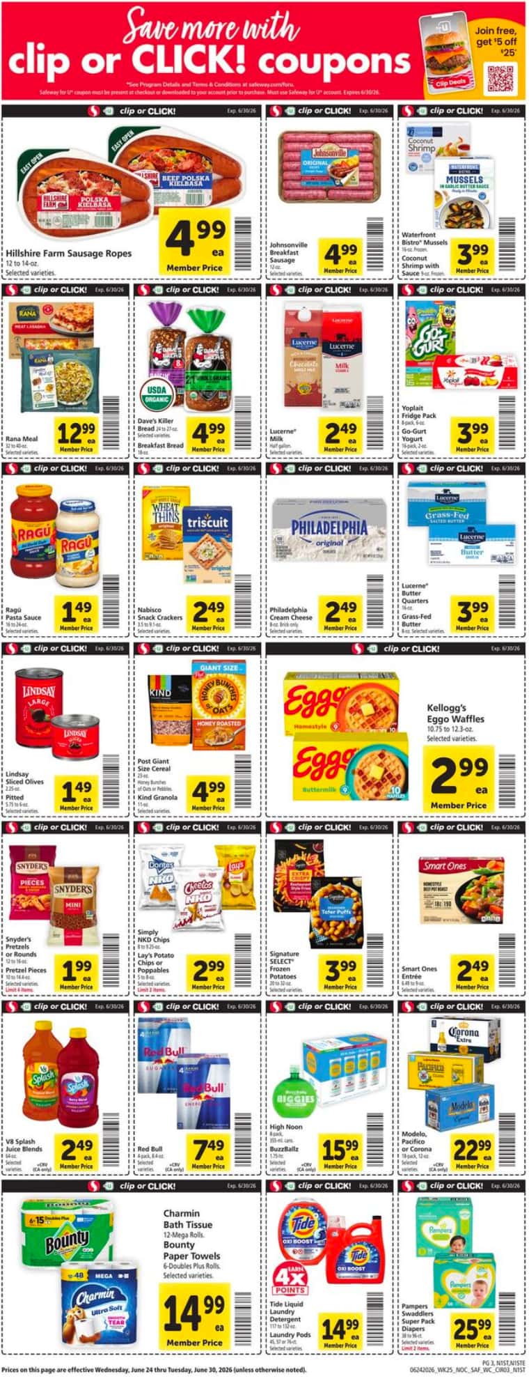 Safeway Weekly Ad (July 1 – 7, 2026) Preview - Image 1 June 24 - 30