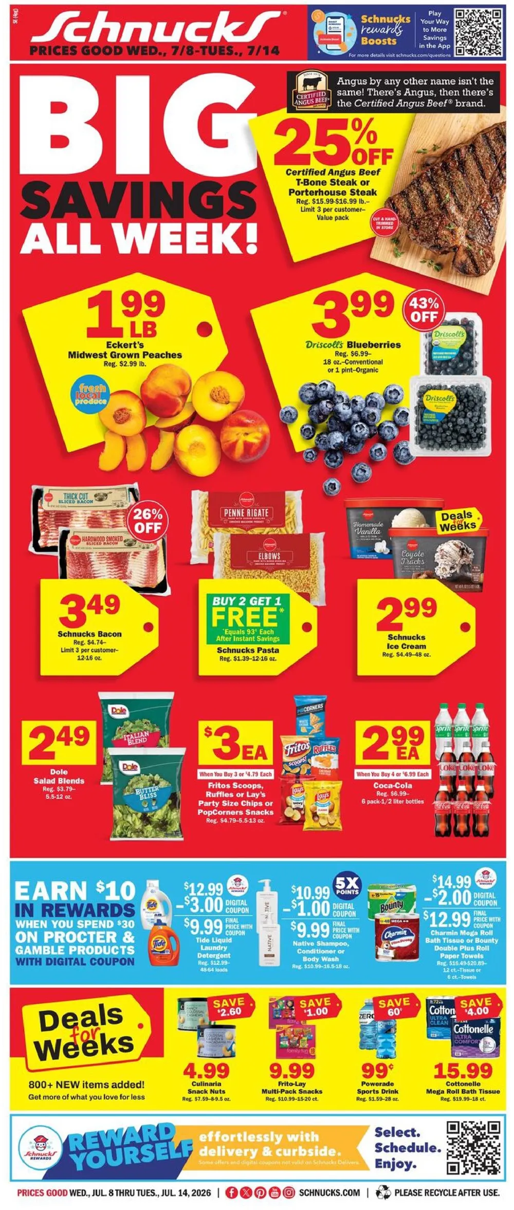 Schnucks Weekly Ad (July 8 - 14, 2026) Preview - Image 1 July 8 - 14