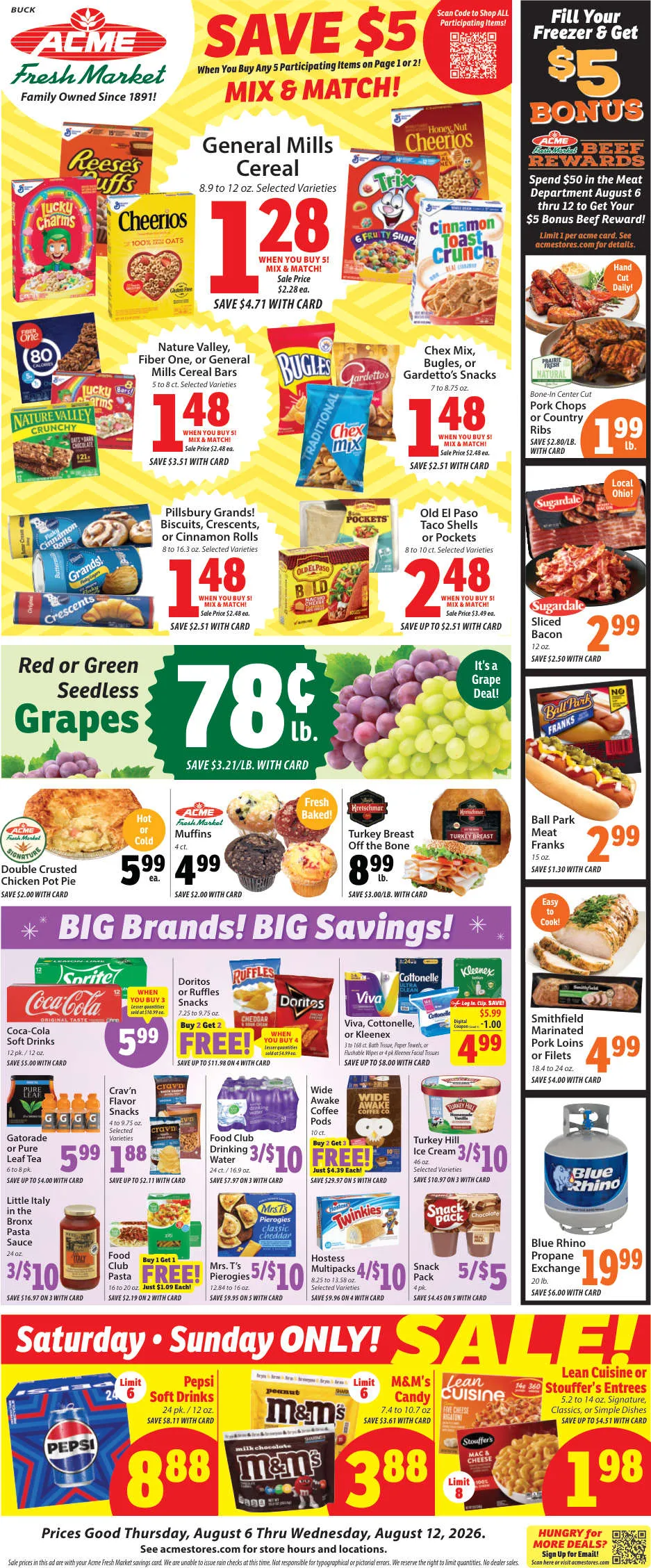 Acme Fresh Market Weekly Ad (August 6 - 12, 2026) Preview - Image 1 August 6 - 12
