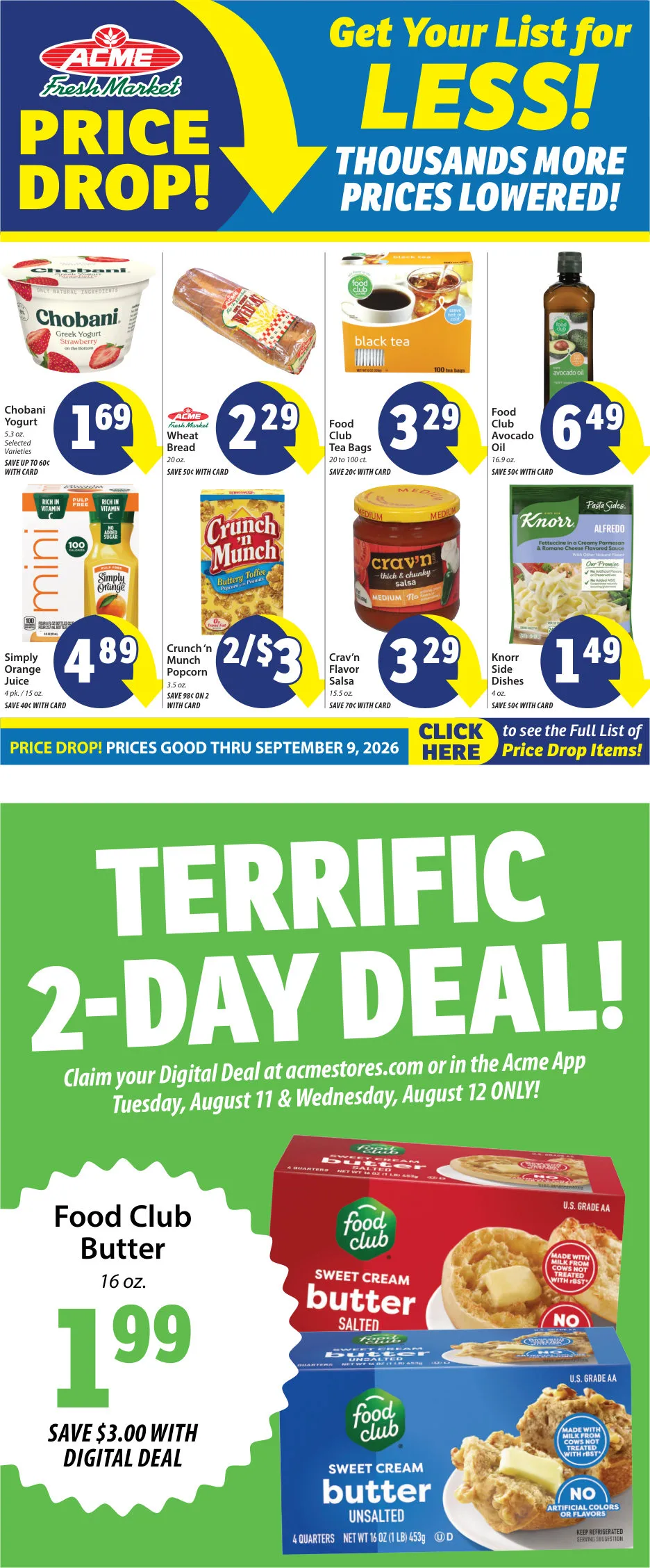 Acme Fresh Market Weekly Ad (August 6 - 12, 2026) Preview - Image 1 August 6 - 12
