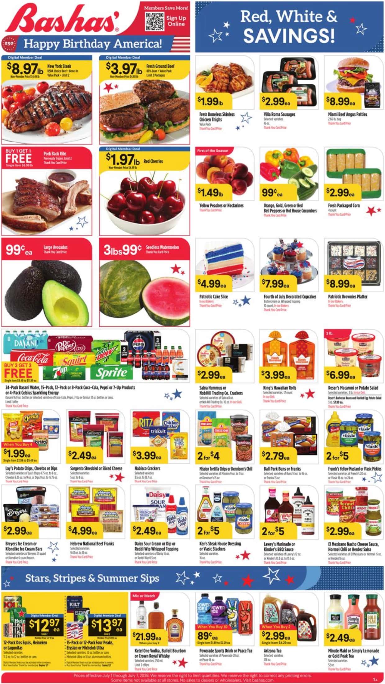 Bashas' Weekly Ad (July 1 – 7, 2026) Preview - Image 1 July 1 - 7
