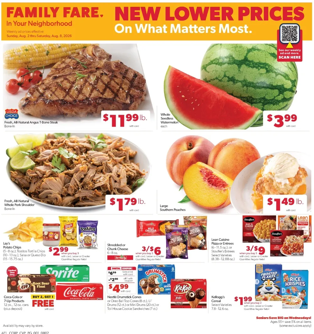 Family Fare Weekly Ad (August 2 - 8, 2026) Preview - Image 1 August 2 - 8