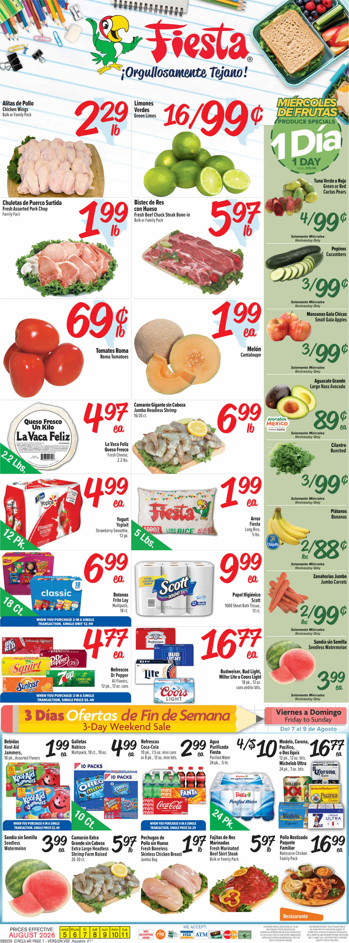 Fiesta Mart Weekly Ad (August 5 - 11, 2026) Preview - Image 1 August 5 - 11