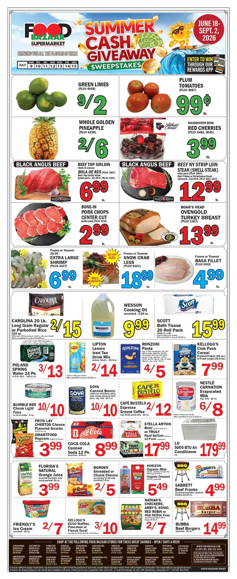 Food Bazaar Weekly Ad (July 9 - 15, 2026) Preview - Image 1 July 9 - 15