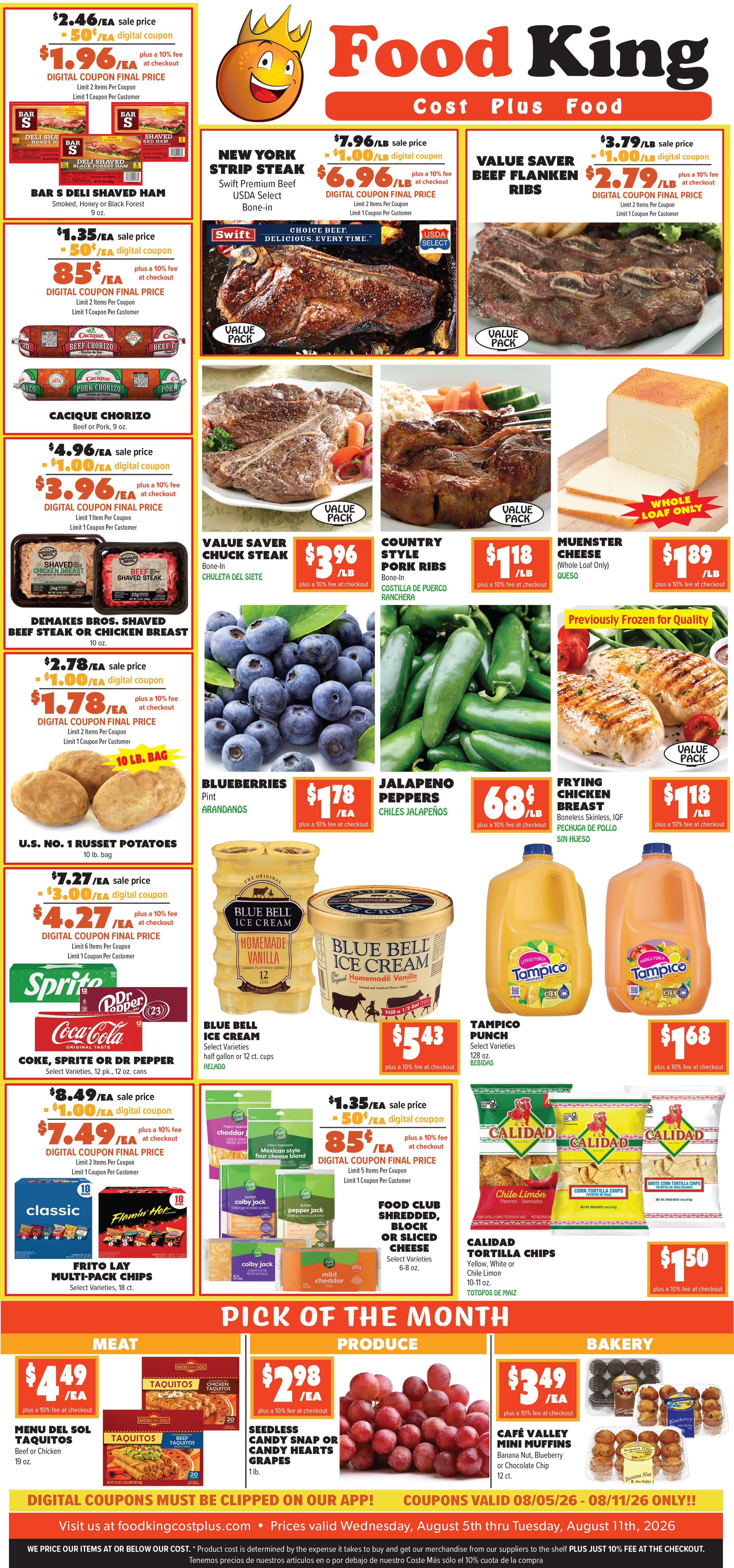 Food King Weekly Ad (August 5 - 11, 2026) Preview - Image 1 August 5 - 11