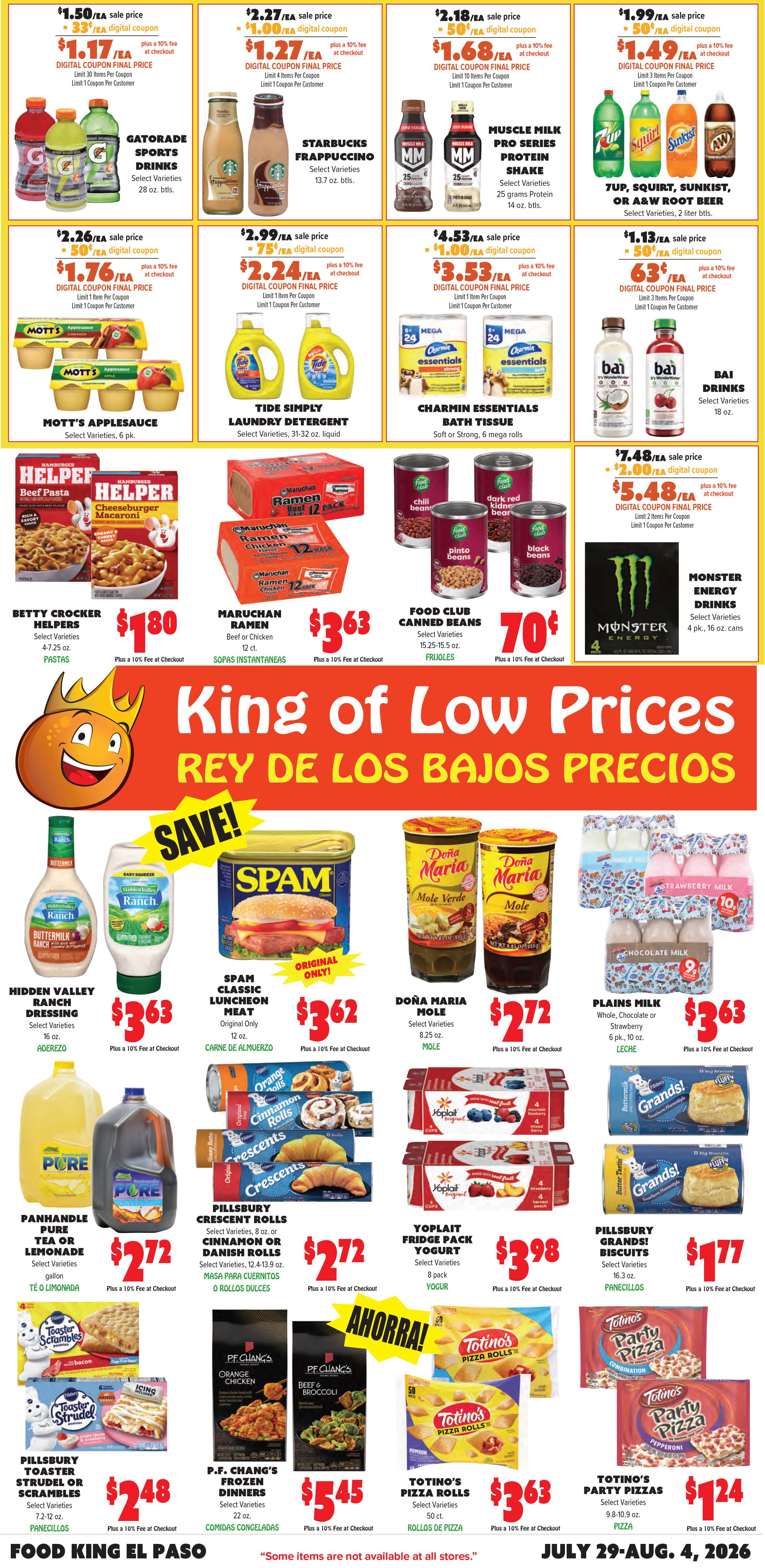 Food King Weekly Ad (August 5 - 11, 2026) Preview - Image 1 July 29 - August 4