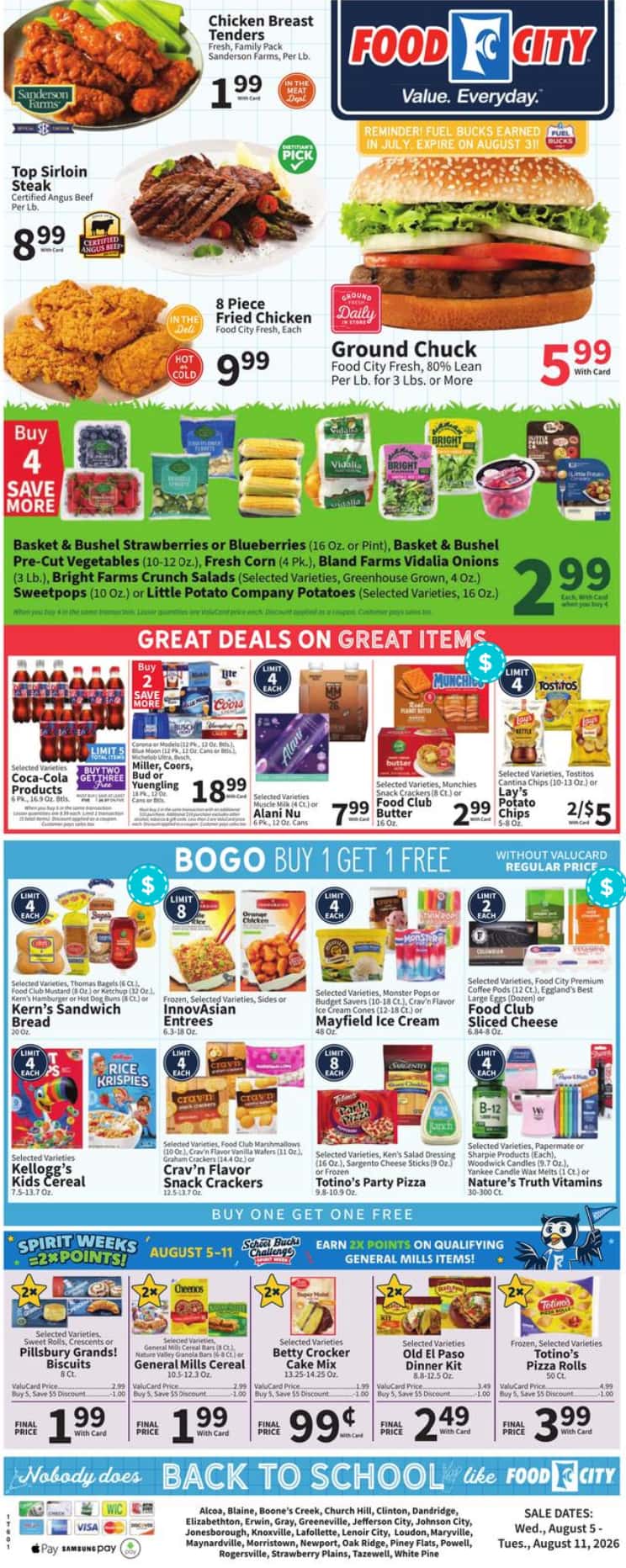 Food City Weekly Ad (August 5 - 11, 2026) Preview - Image 1 august 5 - 11
