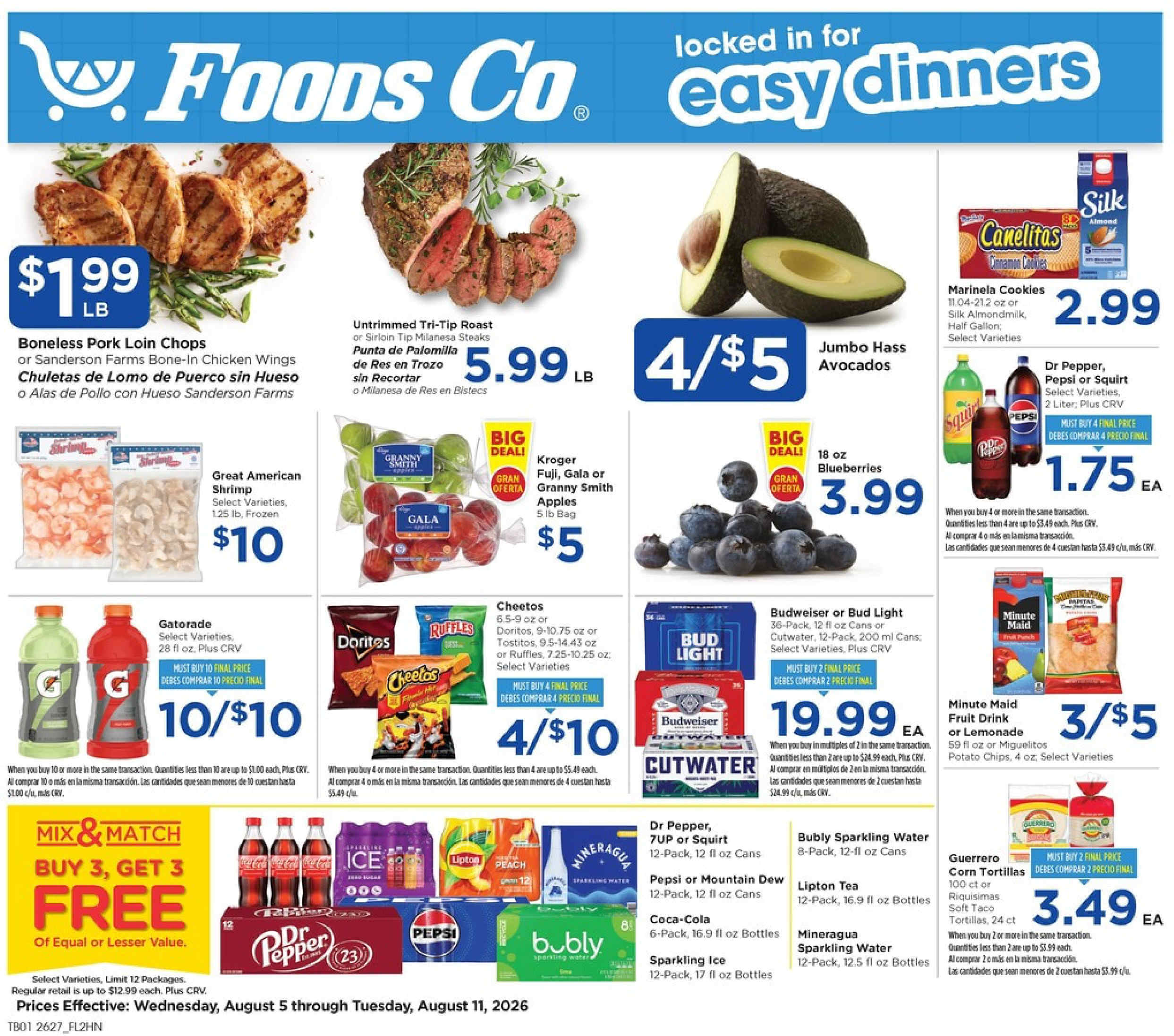 Foods Co. Weekly Ad (August 5 – 11, 2026) Preview - Image 1 August 5 - 11