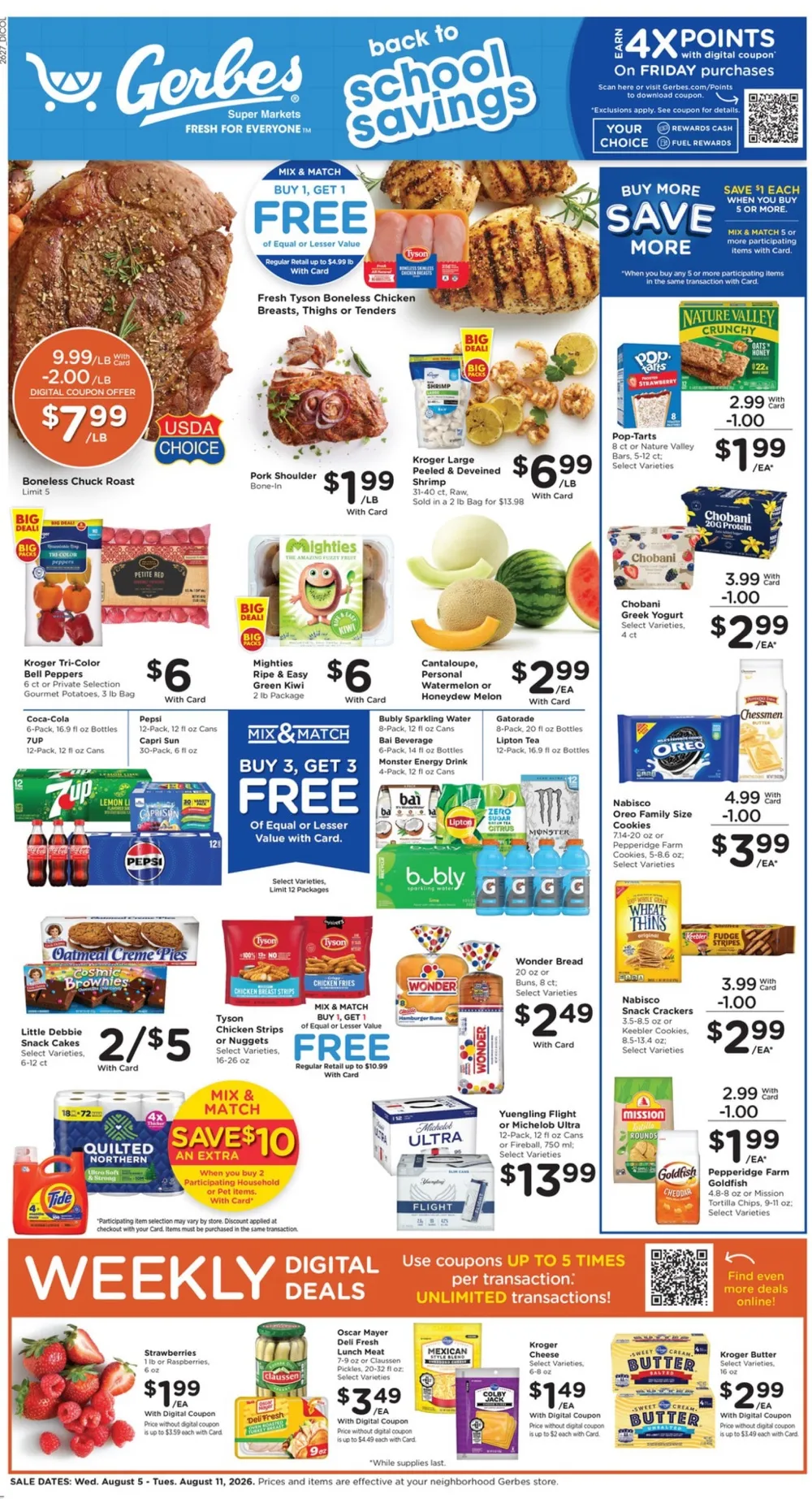 Gerbes Weekly Ad (August 5 – 11, 2026) Preview - Image 1 August 5 - 11