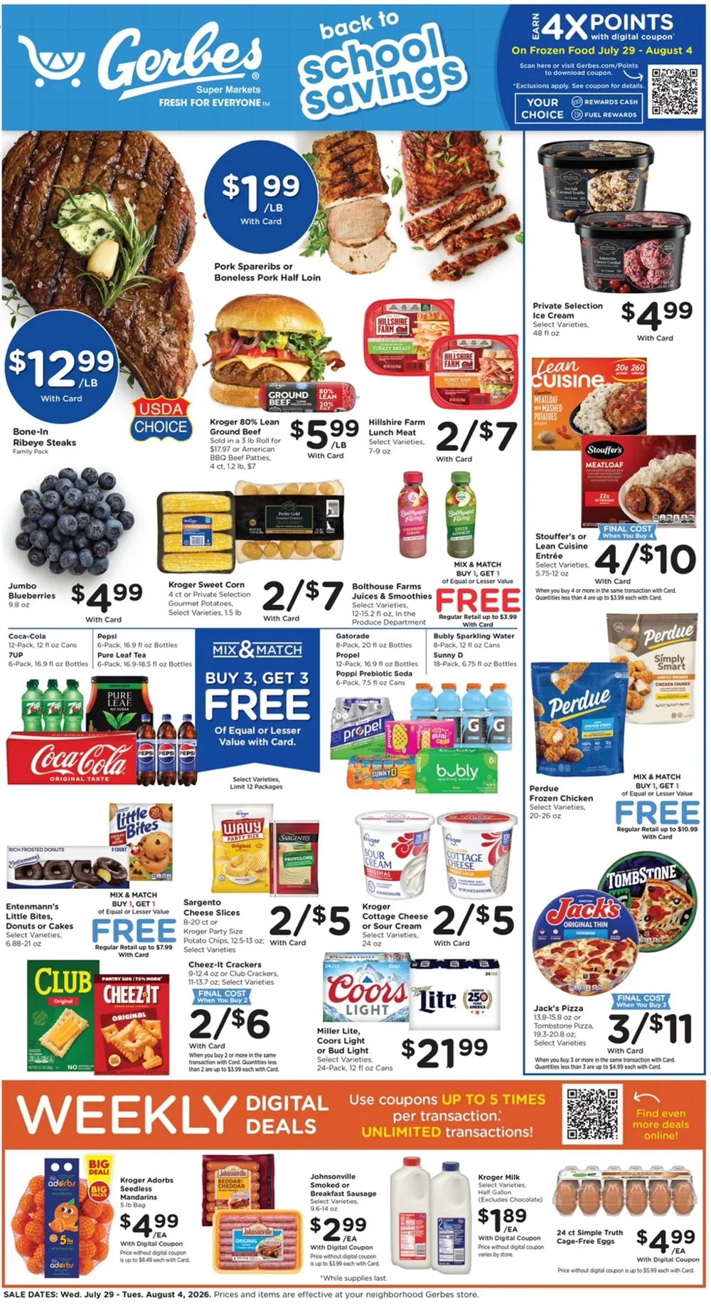 Gerbes Weekly Ad (August 5 – 11, 2026) Preview - Image 1 July 29 – August 4