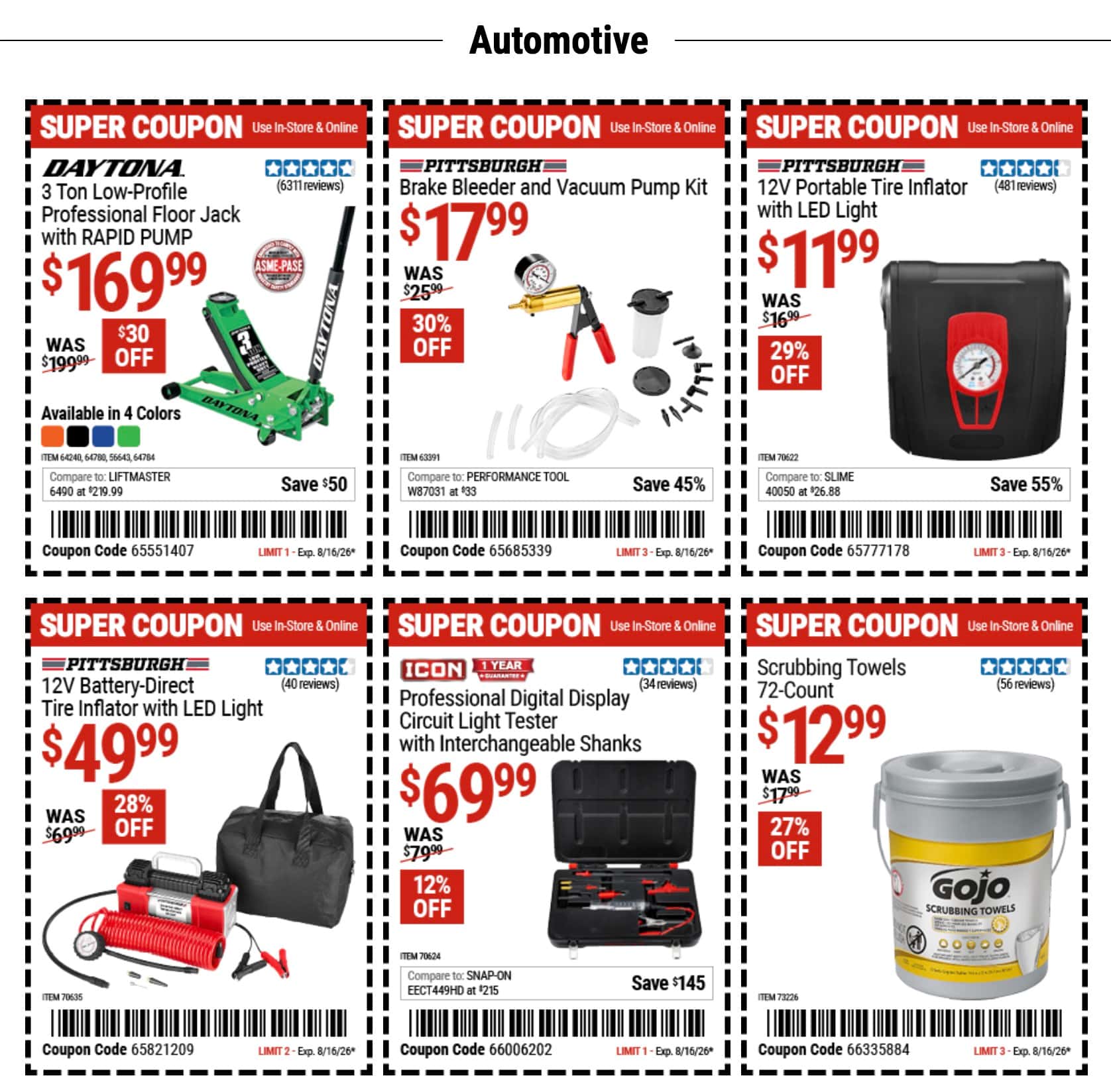 Harbor Freight Weekly Ad (August 3 – 16, 2026) Preview - Image 2 August 3 - 16