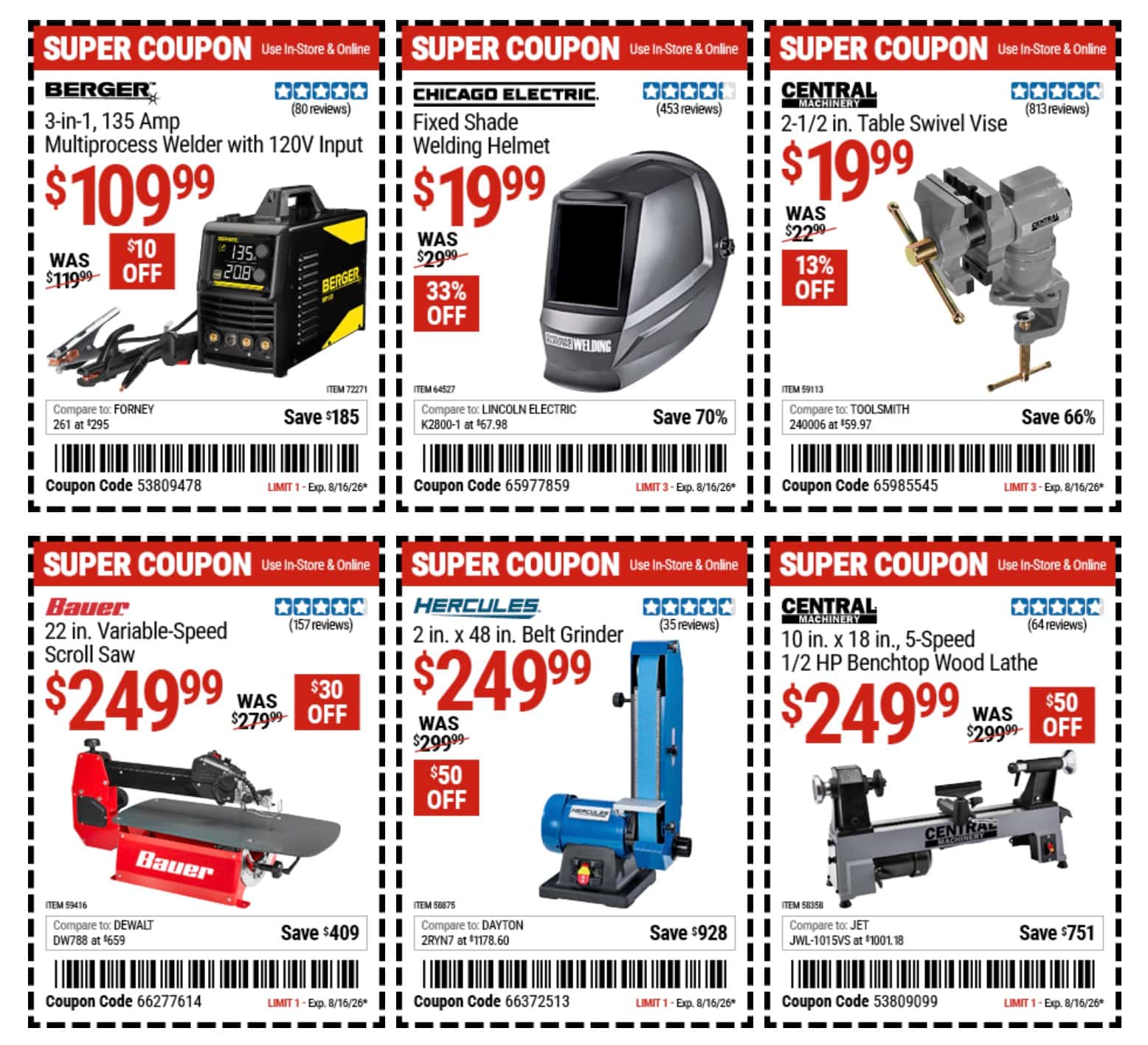Harbor Freight Weekly Ad (August 3 – 16, 2026) Preview - Image 1 August 3 - 16