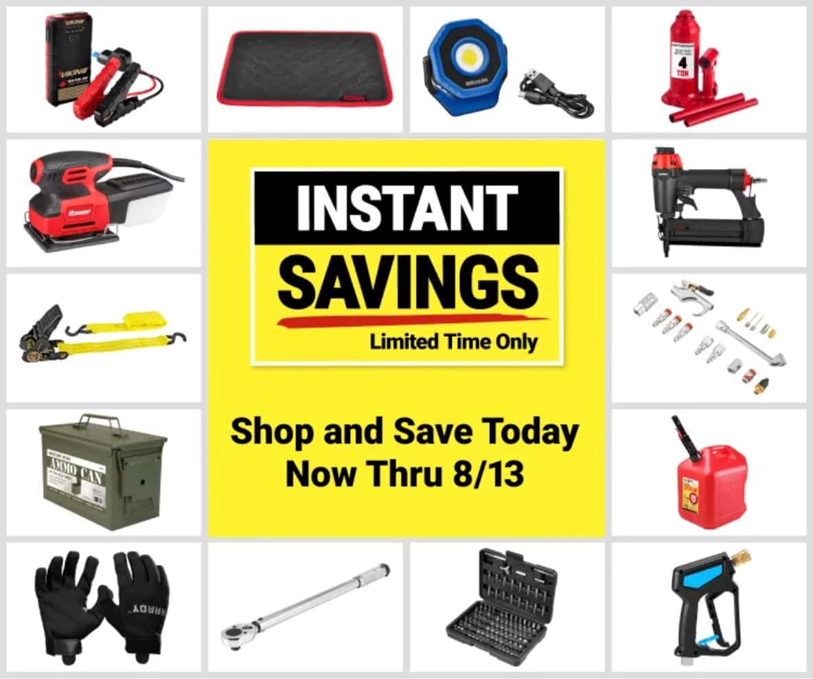 Harbor Freight Weekly Ad (August 3 – 16, 2026) Preview - Image 1 July 20 - August 13