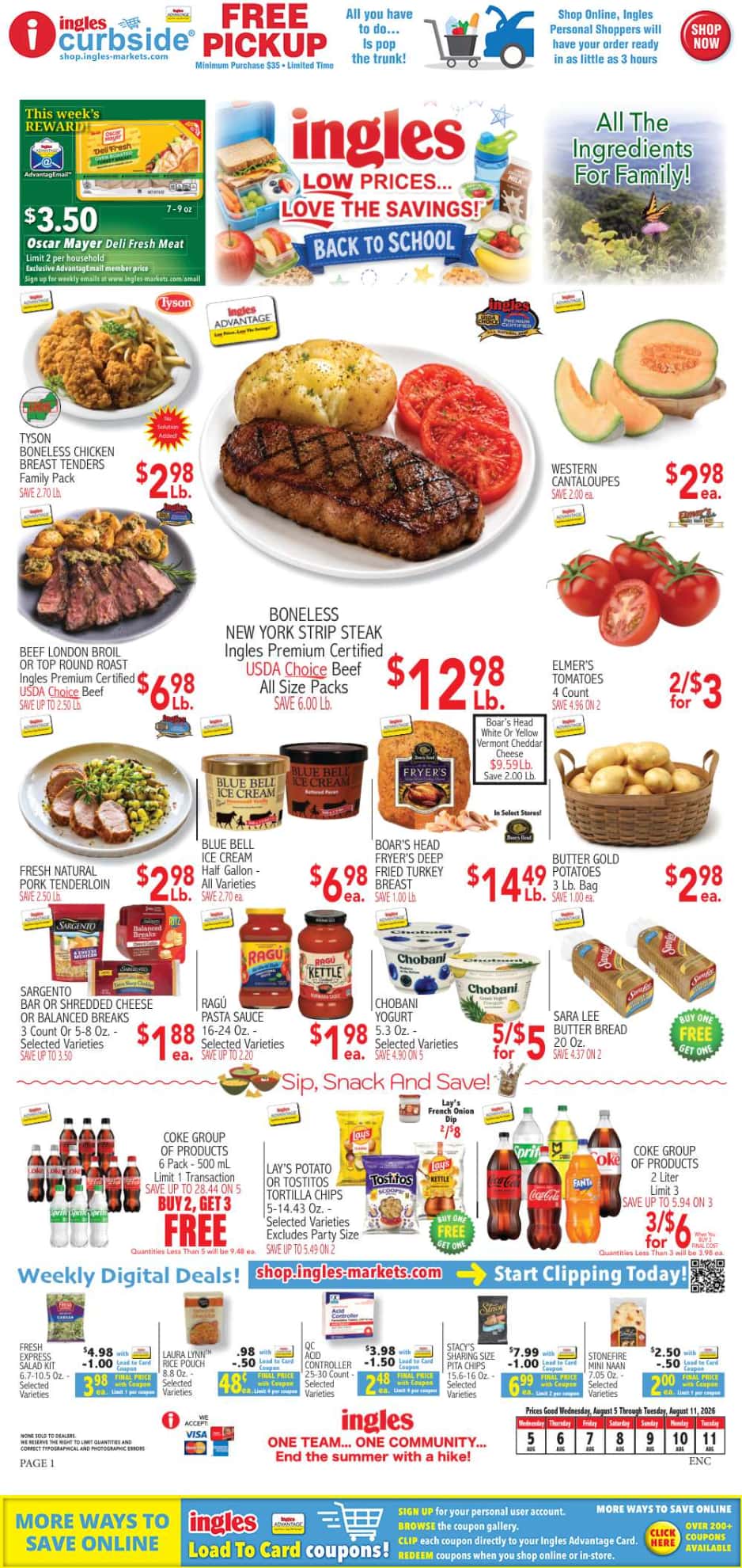 Ingles Weekly Ad (August 5 – 11, 2026) Preview - Image 1 August 5 - 11