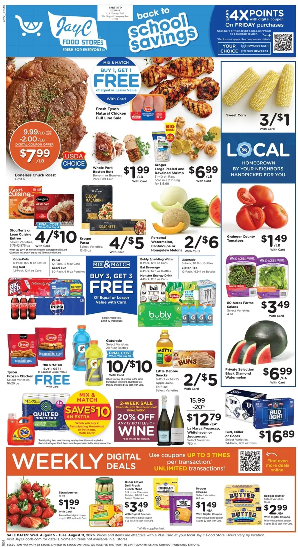 Jay C Weekly Ad (August 5 – 11, 2026) Preview - Image 1 August 5 - 11