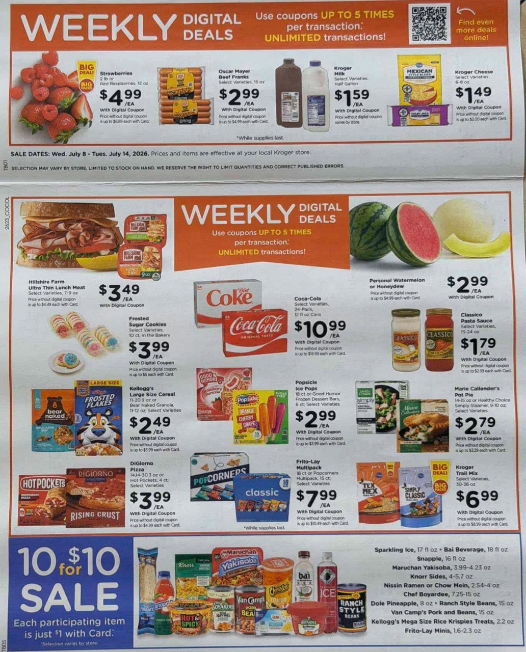 Kroger Weekly Ad (July 8 – 14, 2026) Preview - Image 2 July 8 – 14