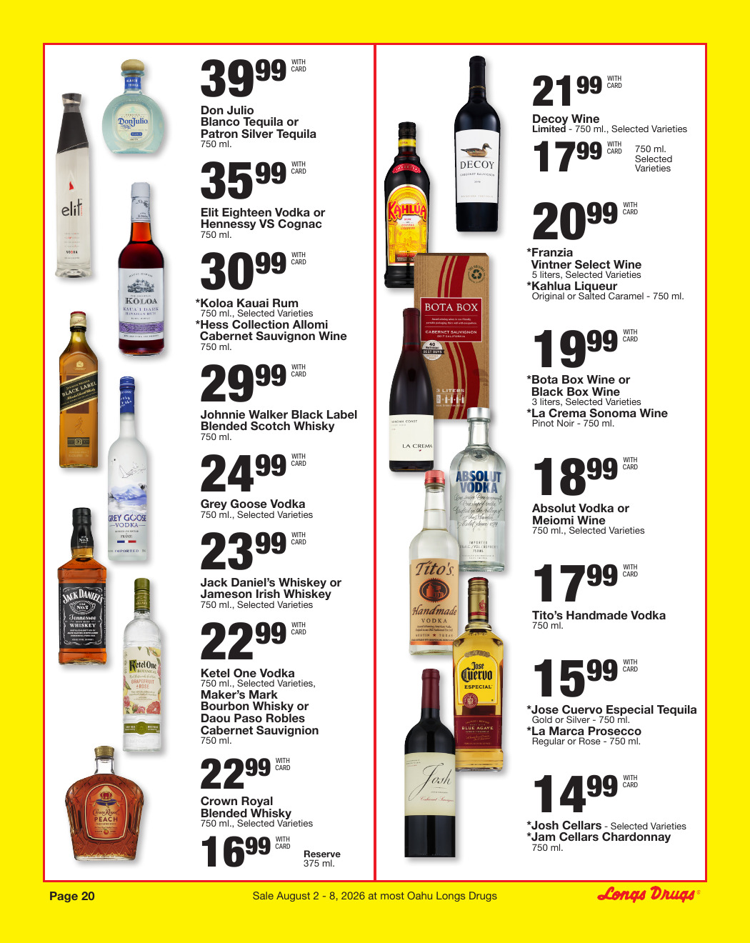 Longs Weekly Ad (August 2 – 8, 2026) Preview - Image 2 August 2 - 8