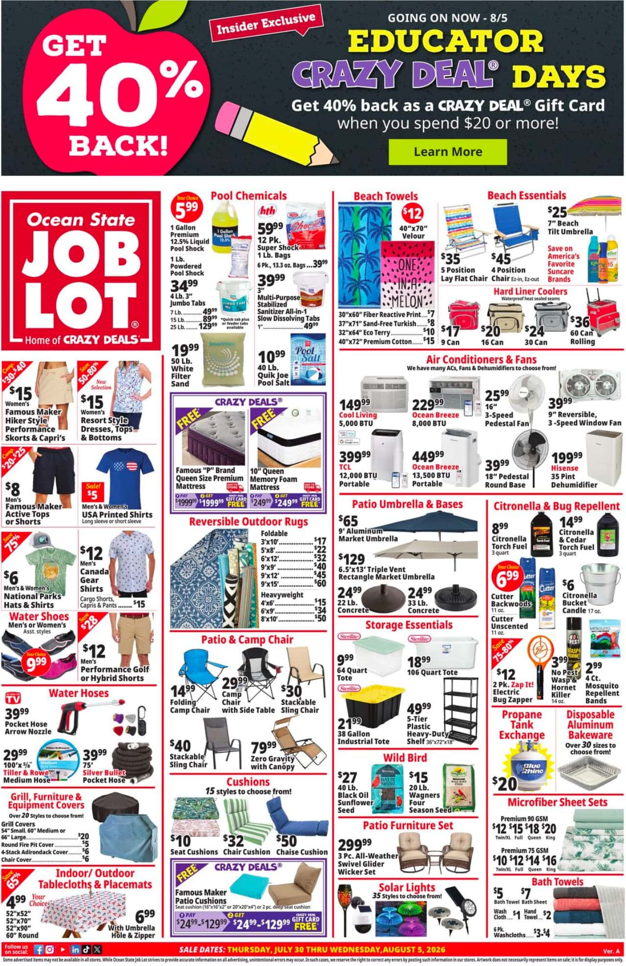 Ocean State Job Lot Weekly Ad (July 30 – August 5, 2026) Preview - Image 1 July 30 - August 5