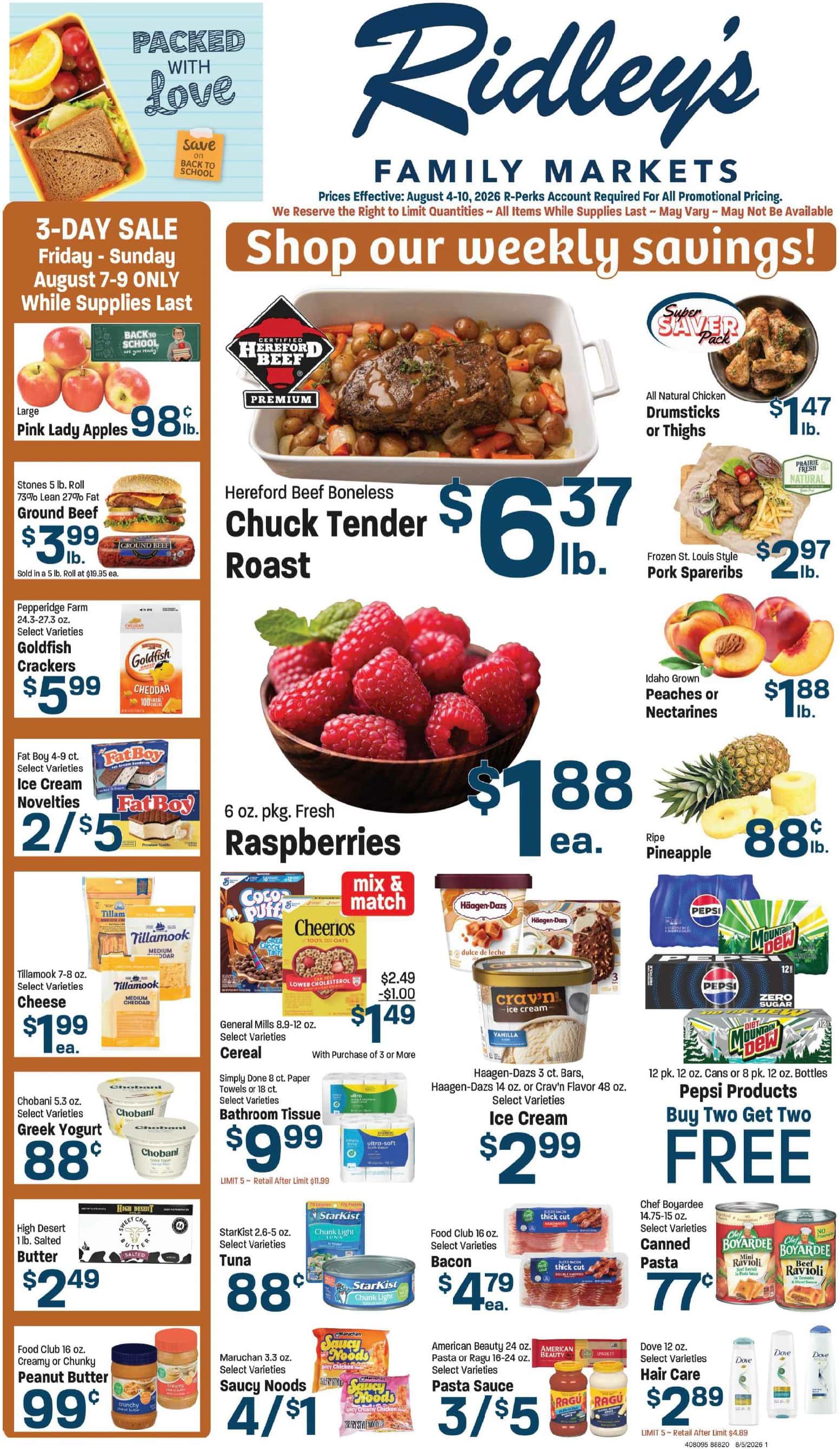 Ridley's Weekly Ad (August 4 - 10, 2026) Preview - Image 1 August 4 - 10