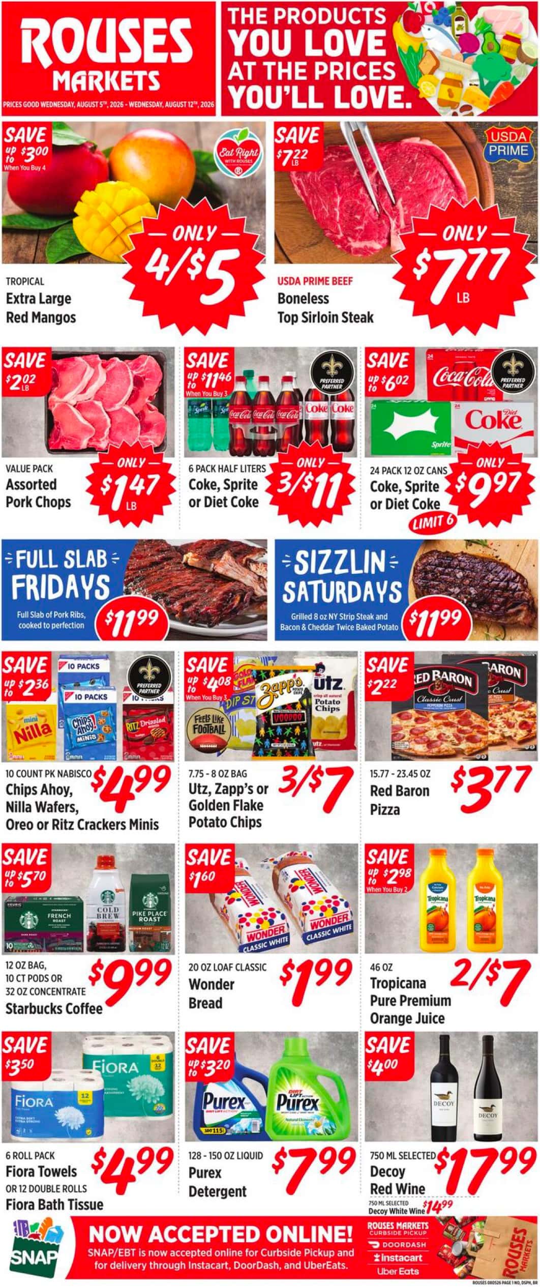 Rouses Weekly Ad (August 5 – 12, 2026) Preview - Image 1 August 5 - 12