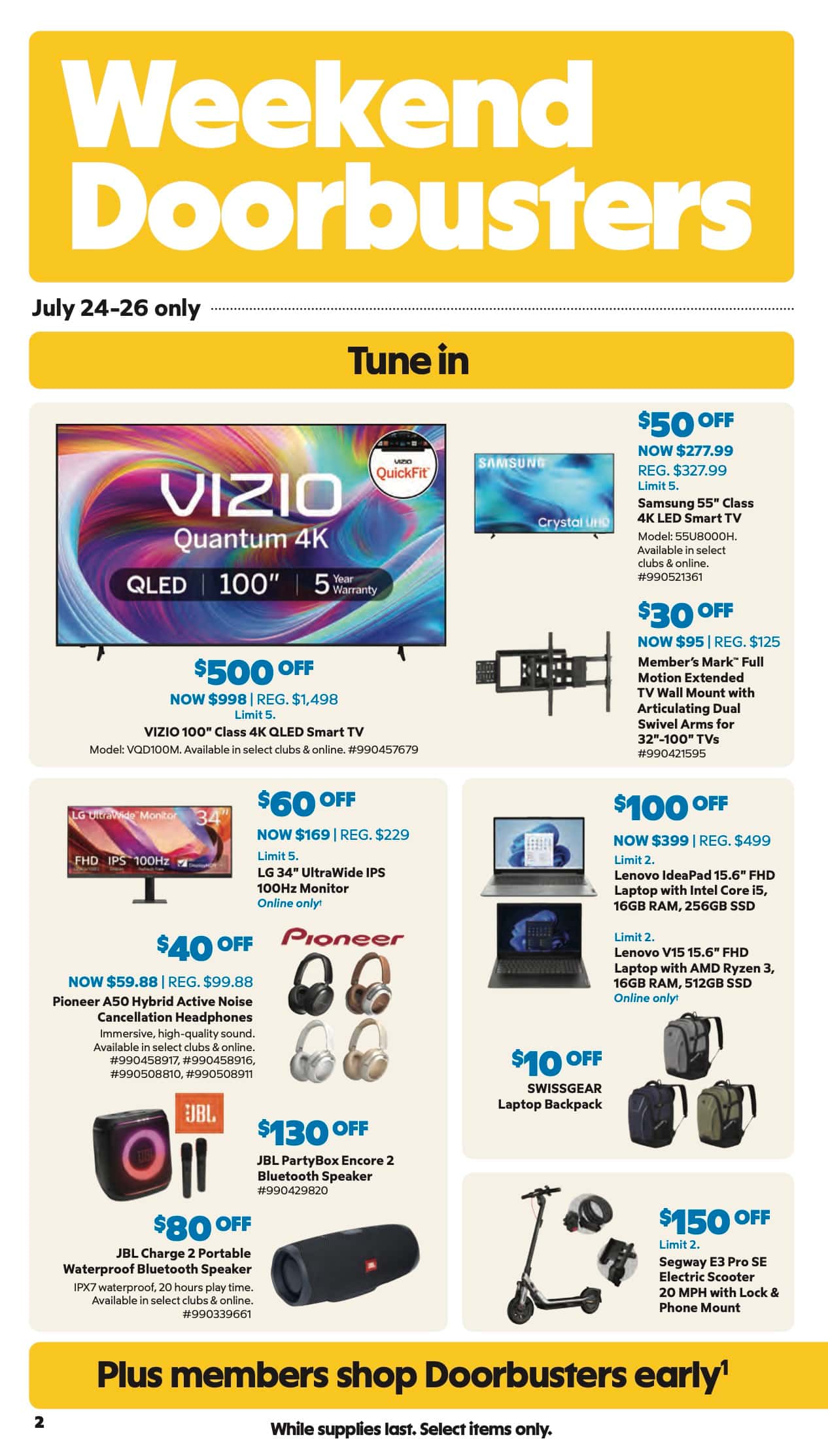 Sam’s Club Ad (July 22 – August 16, 2026) Preview - Image 2 July 22 - August 16