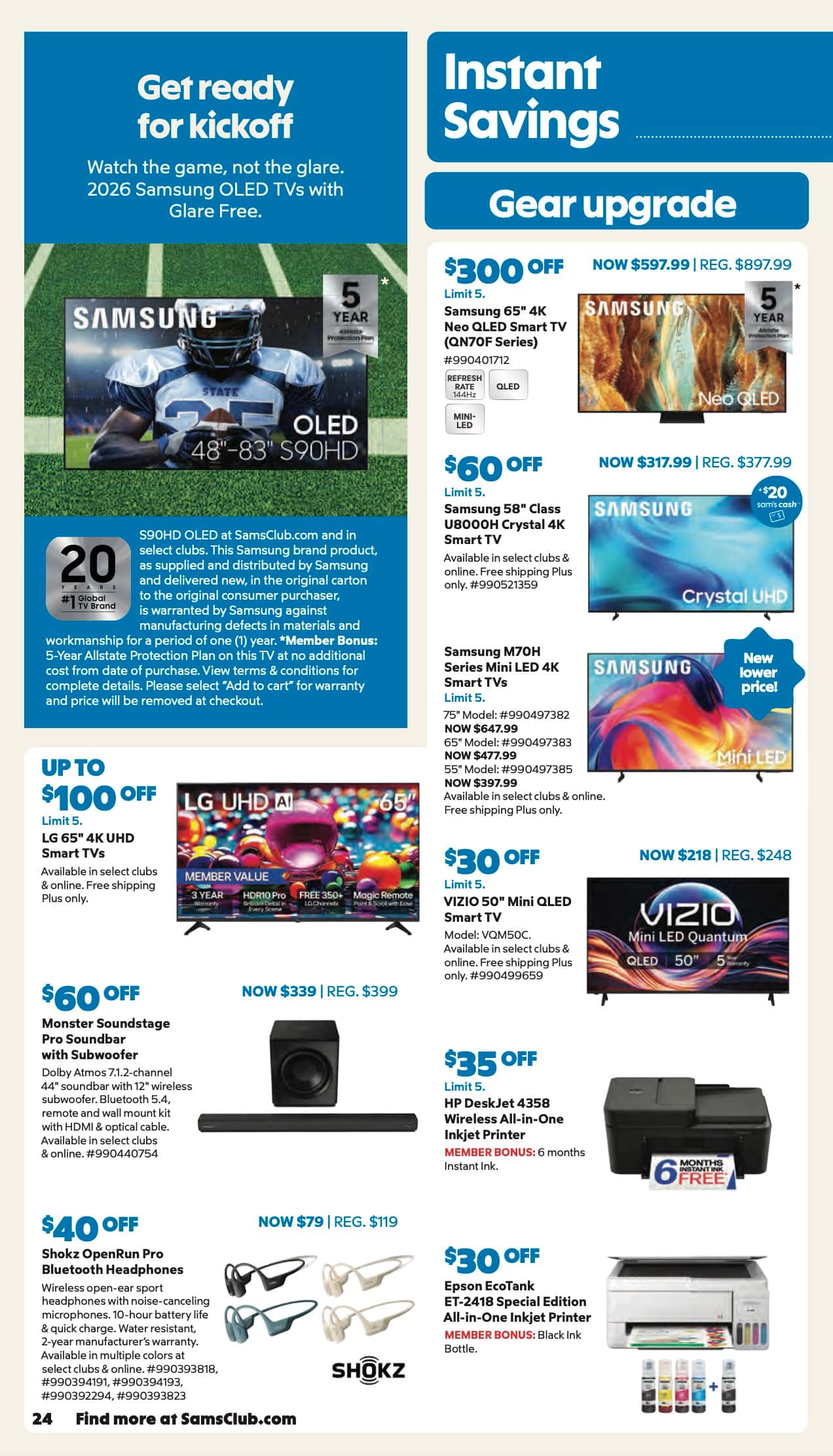 Sam’s Club Ad (July 22 – August 16, 2026) Preview - Image 2 July 22 - August 16