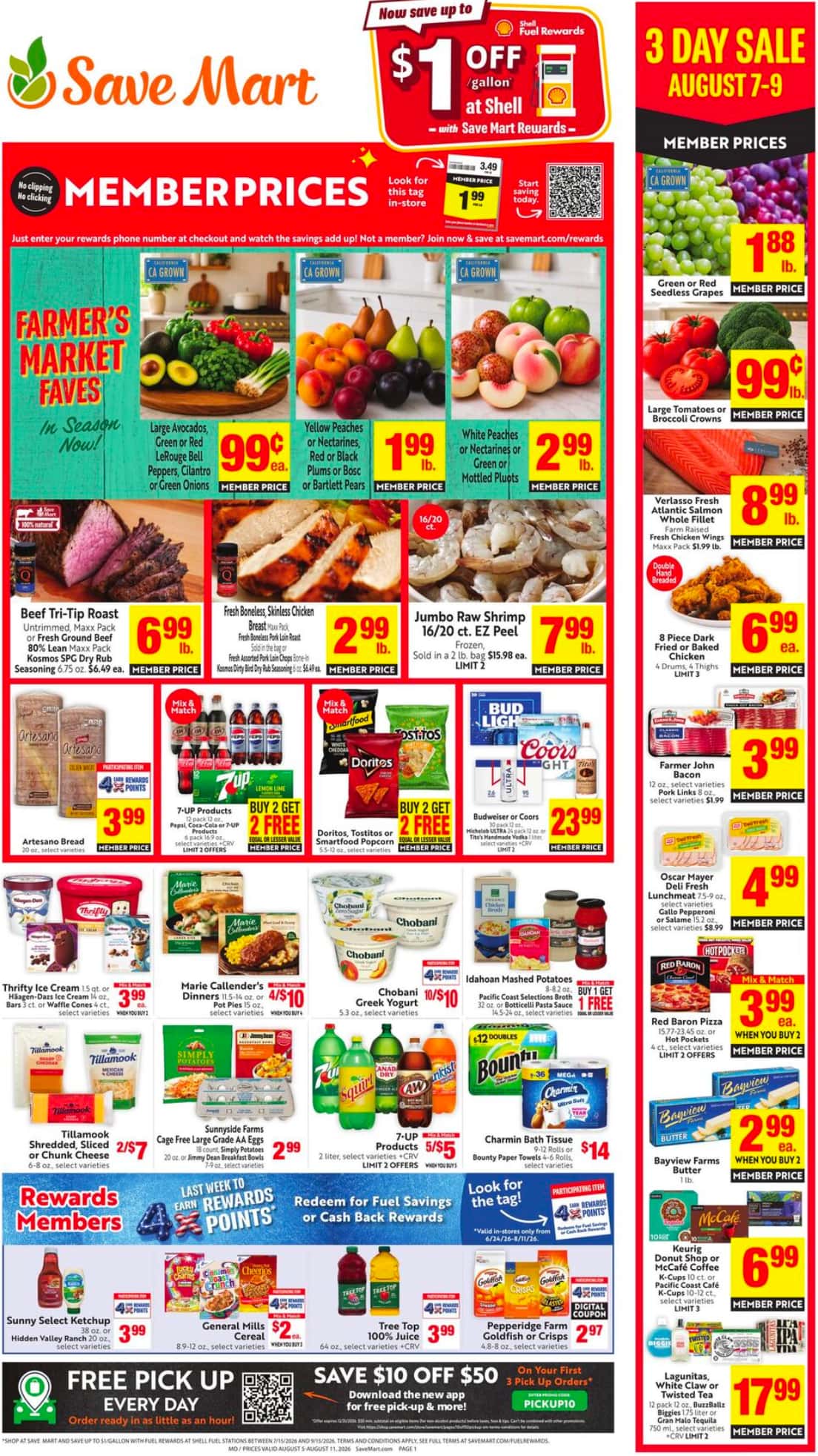 Save Mart Weekly Ad (August 5 – 11, 2026) Preview - Image 1 August 5 - 11