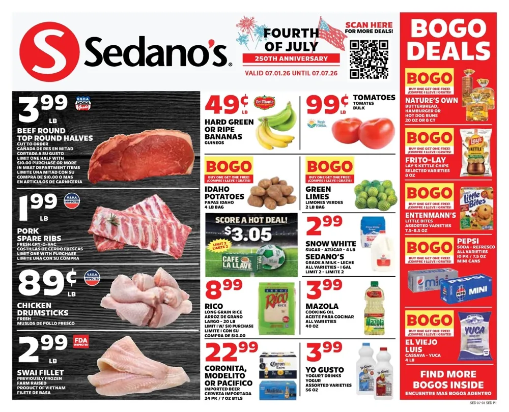 Sedano's Weekly Ad (July 1 - 7, 2026) Preview - Image 1 July 1 - 7