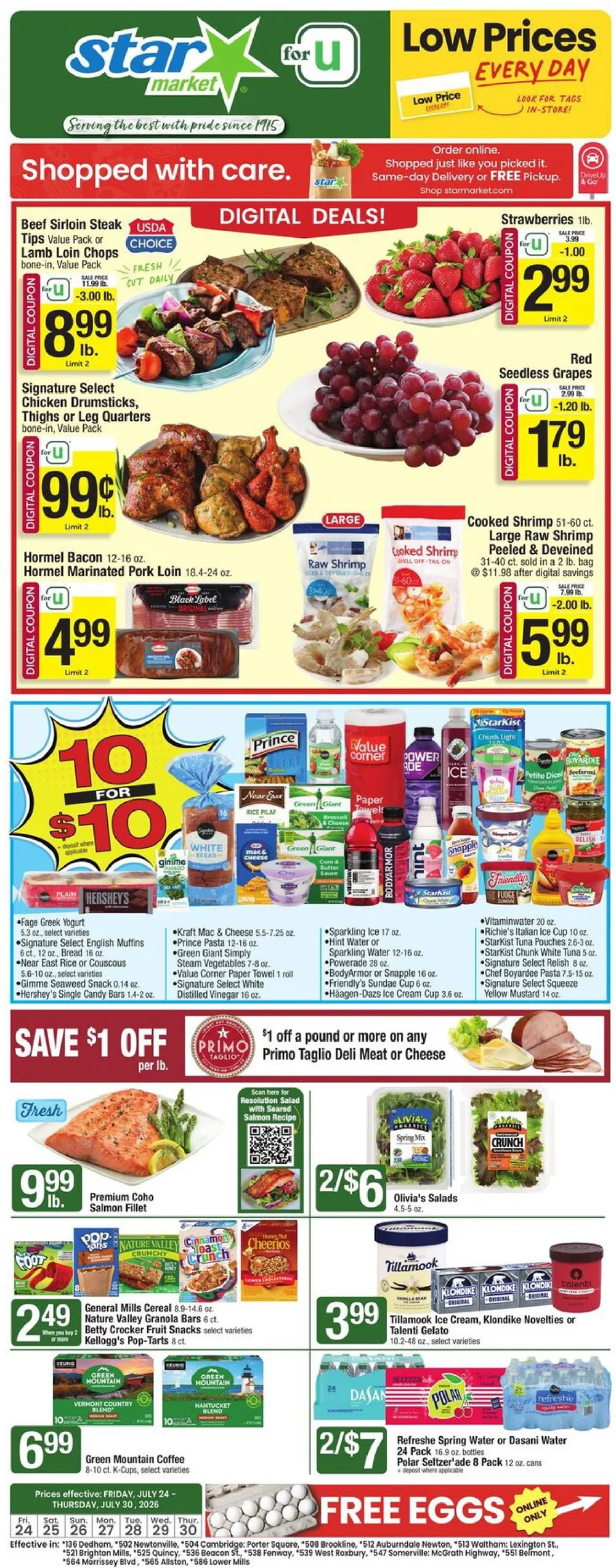 Star Market Weekly Ad (July 31 – August 6, 2026) Preview - Image 1 July 24 - 30