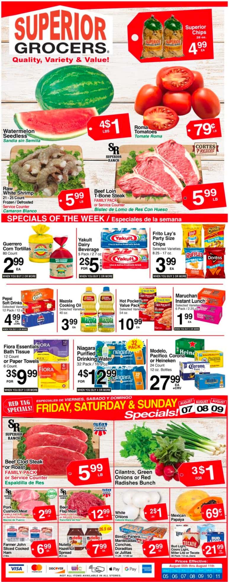 Superior Grocers Weekly Ad (August 5 - 11, 2026) Preview - Image 1 August 5 - 11