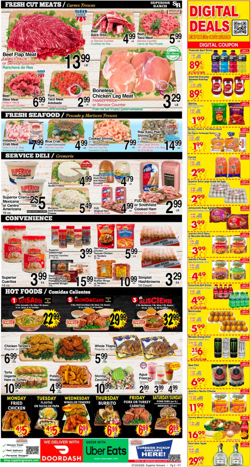Superior Grocers Weekly Ad (August 5 - 11, 2026) Preview - Image 1 July 29 - August 4