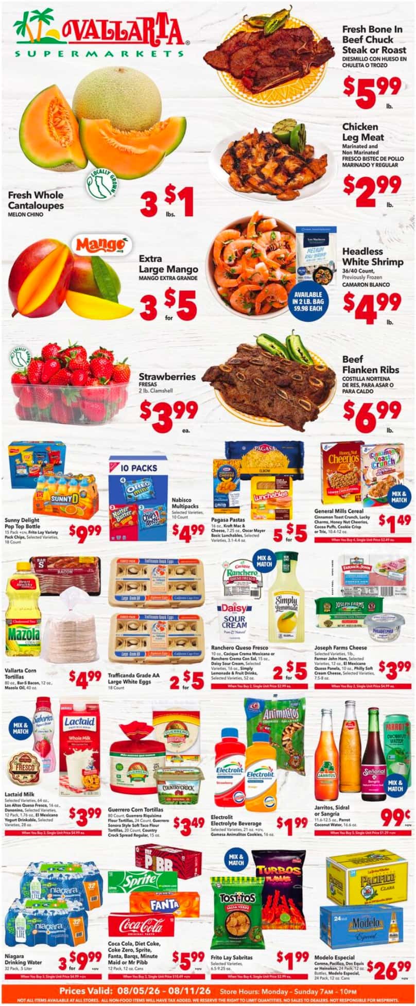 Vallarta Weekly Ad (August 5 - 11, 2026) Preview - Image 1 August 5 - 11