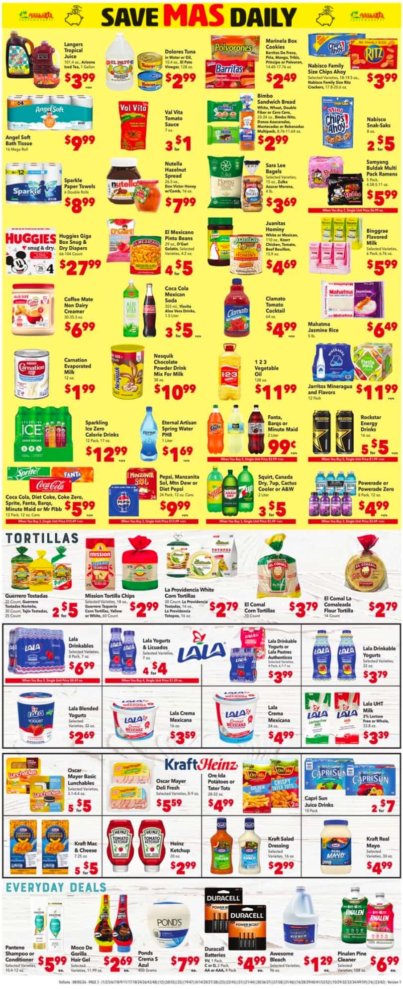 Vallarta Weekly Ad (August 5 - 11, 2026) Preview - Image 1 August 5 - 11
