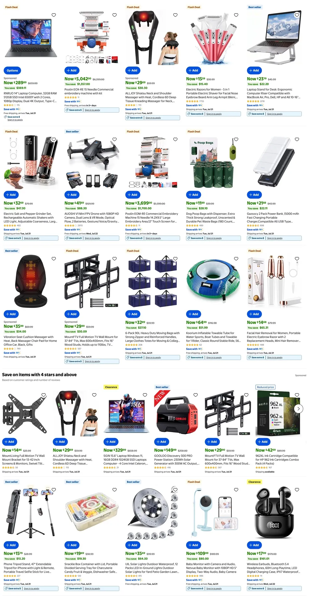 Rollbacks & Extra Savings