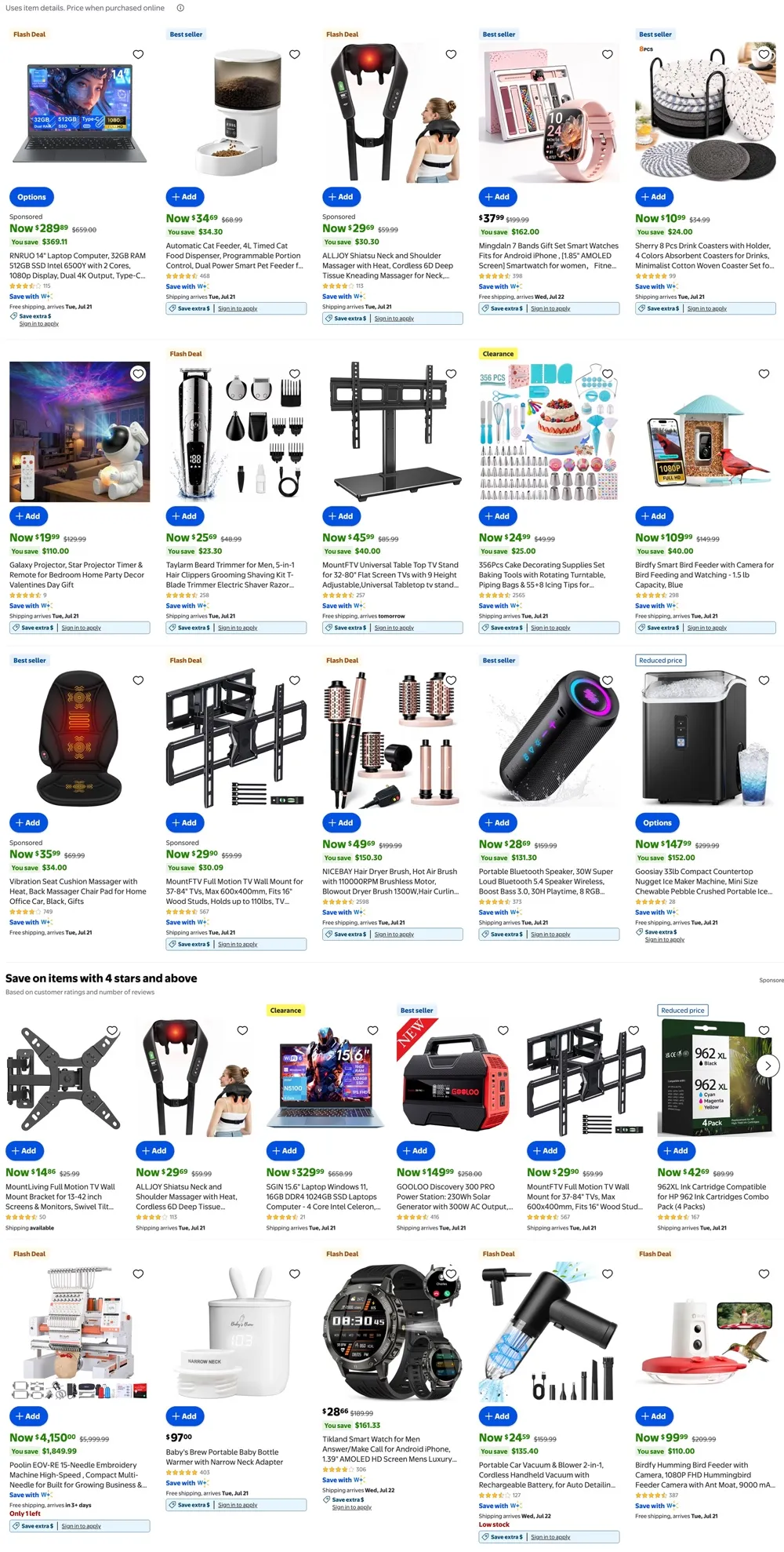 Rollbacks & Extra Savings