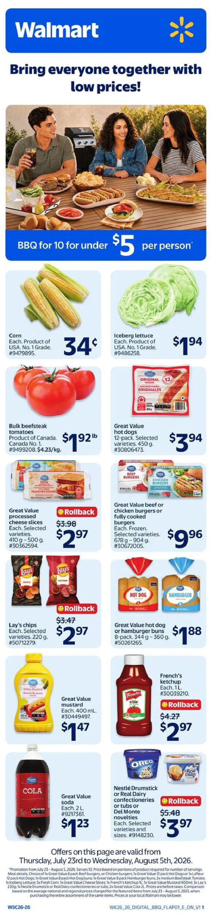 Walmart Flyer (August 6 - 12, 2026) Preview - Image 1 July 30 - August 5