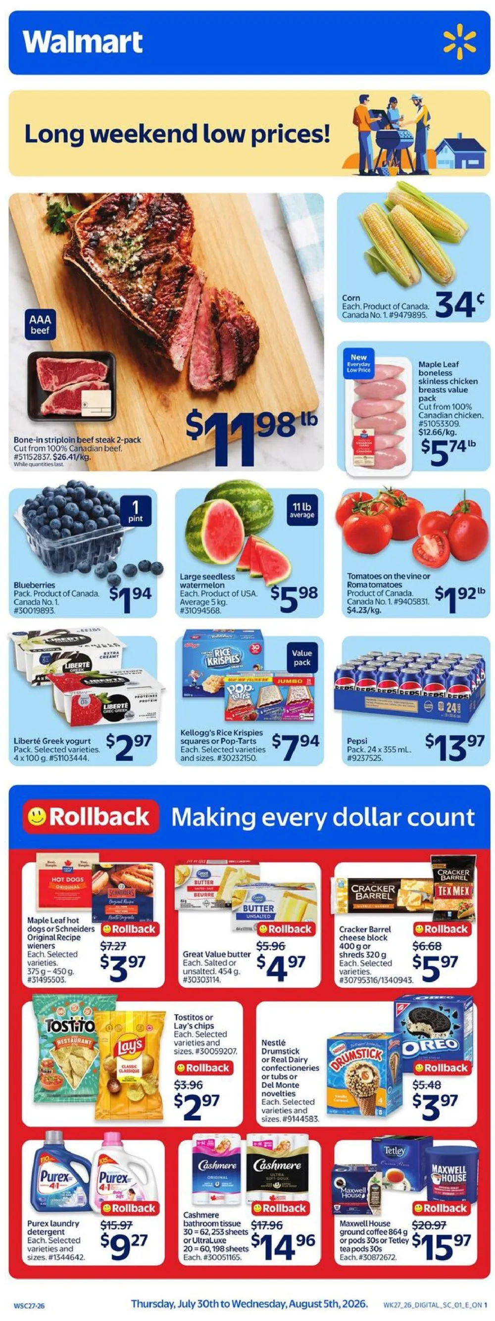 Walmart Flyer (August 6 - 12, 2026) Preview - Image 2 July 30 - August 5
