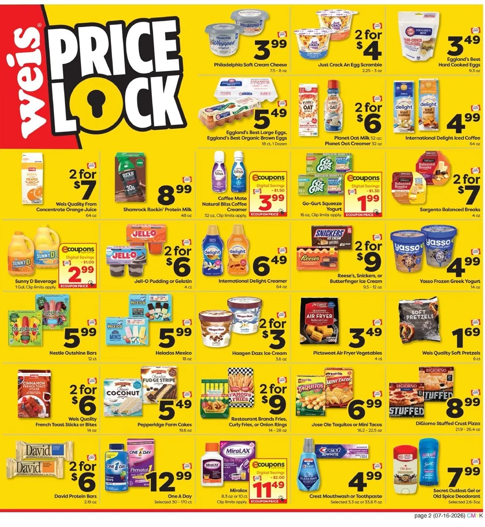 July 16 - August 12 Ad Specials