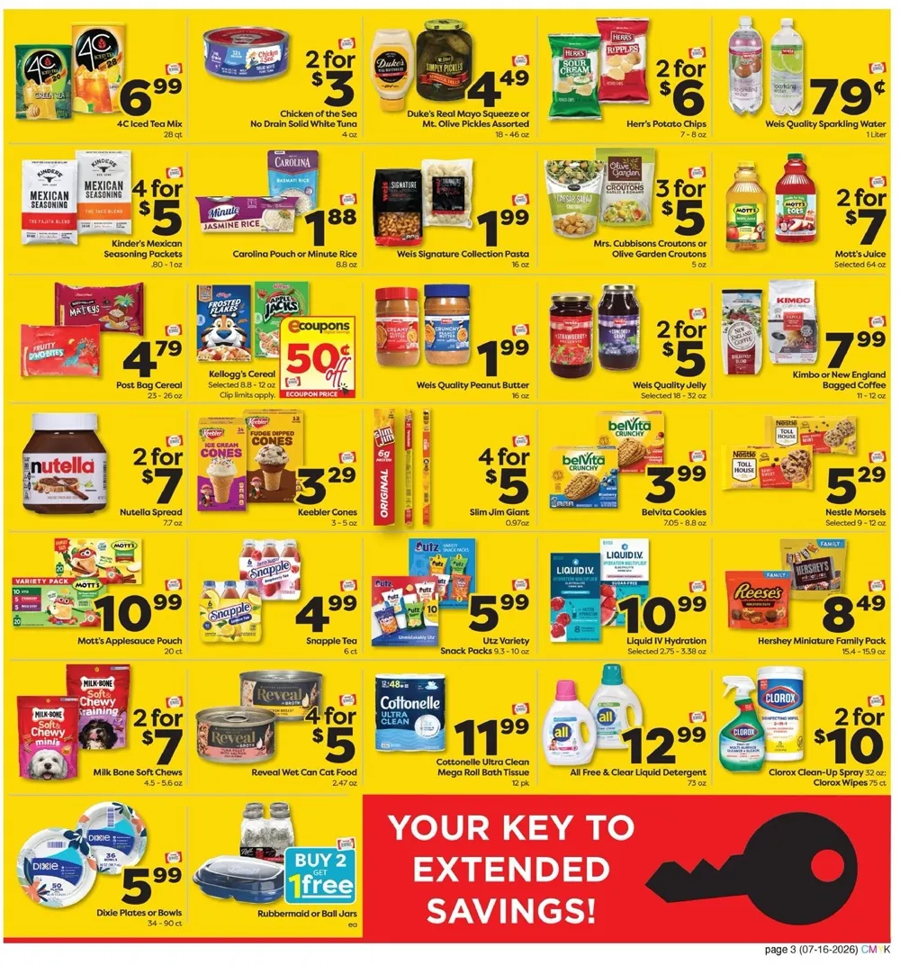 July 16 - August 12 Ad Specials