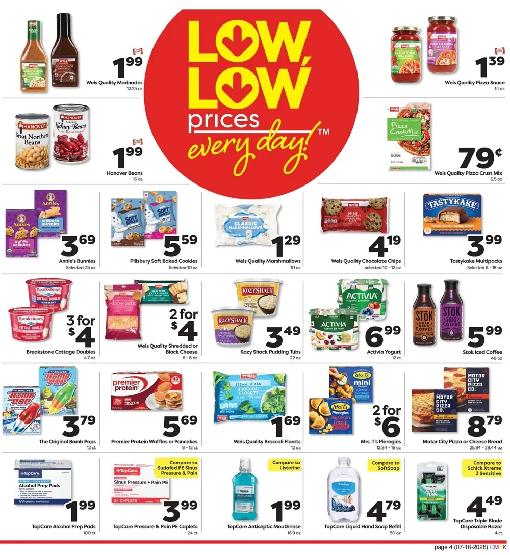 July 16 - August 12 Ad Specials