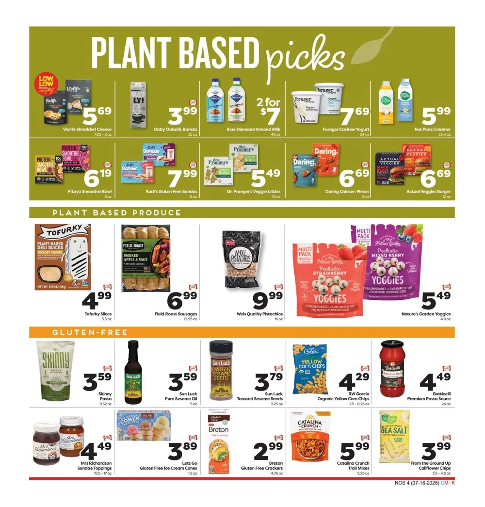 Weis Markets Weekly Ad (July 30 – August 12, 2026) Preview - Image 2 July 16 - August 12 Natural & Organic