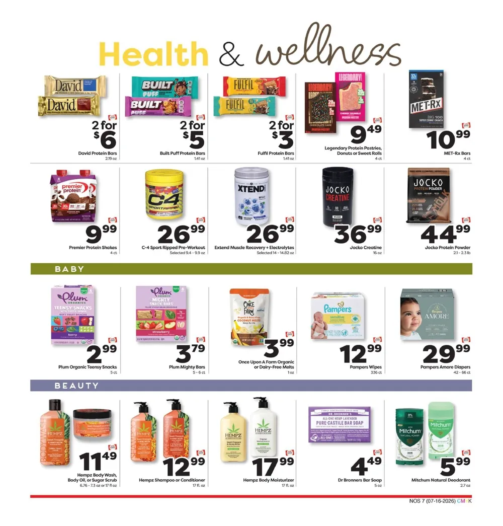 Weis Markets Weekly Ad (July 30 – August 12, 2026) Preview - Image 1 July 16 - August 12 Natural & Organic